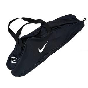 Nike Baseball Softball Youth Bat Bag 32” Black Duffle Tote Equipment Gear Bag